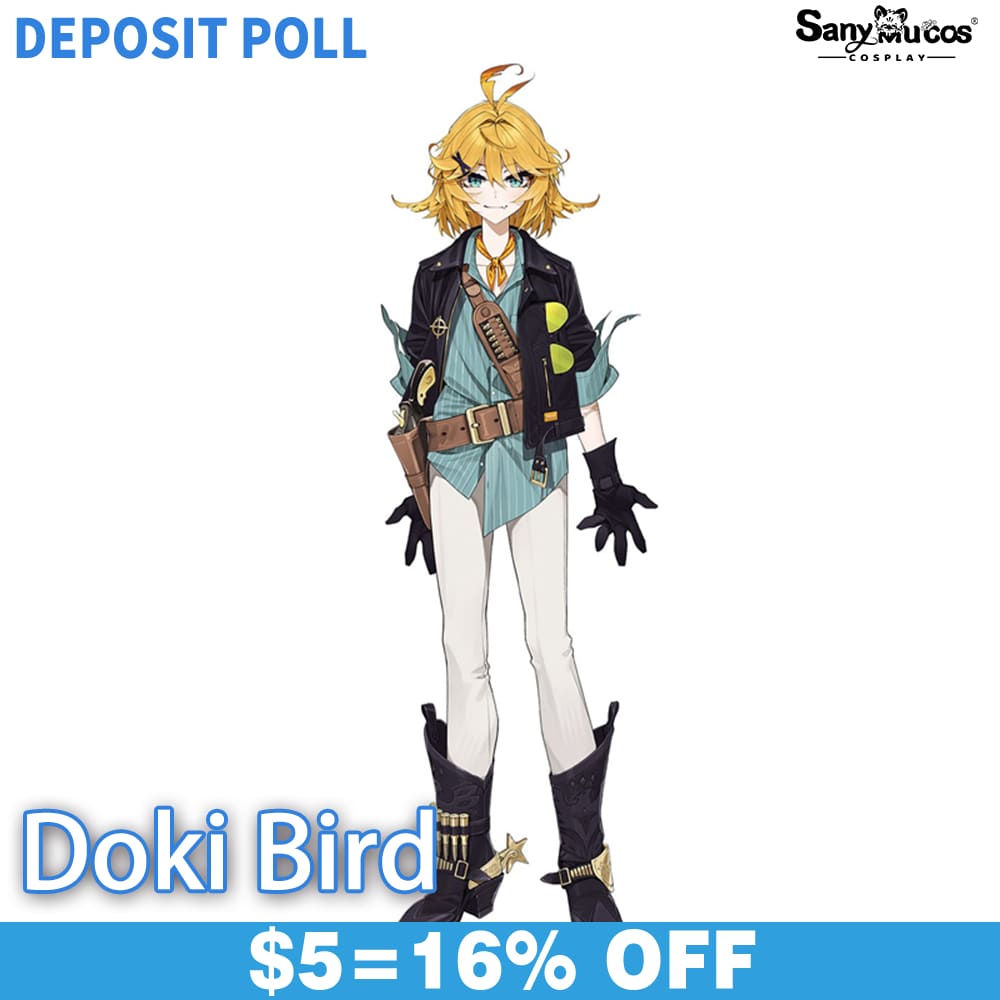 【Sanymucos Deposit Poll】Virtual Youtuber Cosplay Dokibird Cosplay Costume Premium Edition Poll