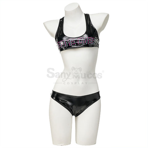 【In Stock】Sexy Cosplay Game Over Printing Lingerie Cosplay Costume