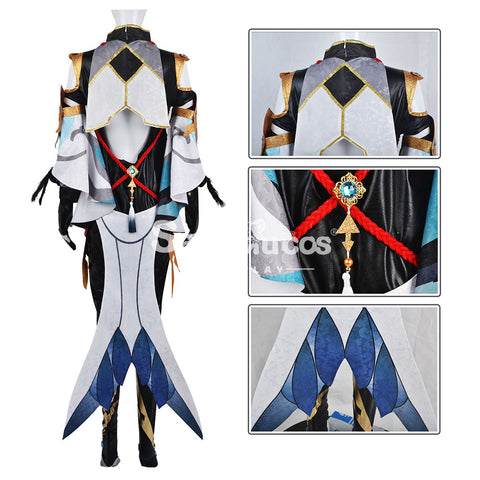 【In Stock】Game Genshin Impact Cosplay  Shenhe Cosplay Costume Plus Size