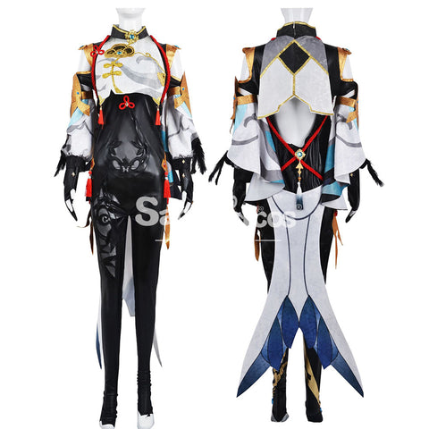 【In Stock】Game Genshin Impact Cosplay  Shenhe Cosplay Costume Plus Size