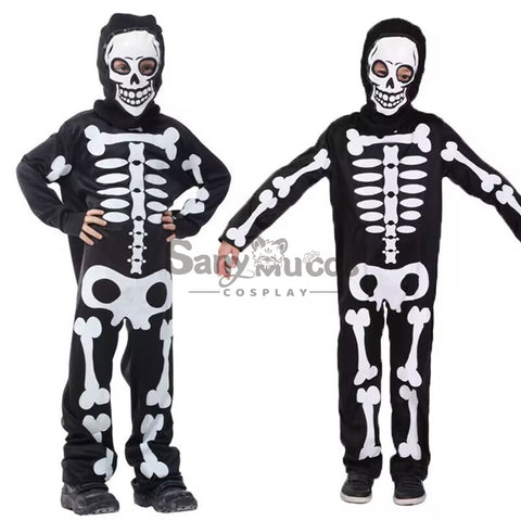 【In Stock】Halloween Cosplay Skeleton Cosplay Costume Kid Size