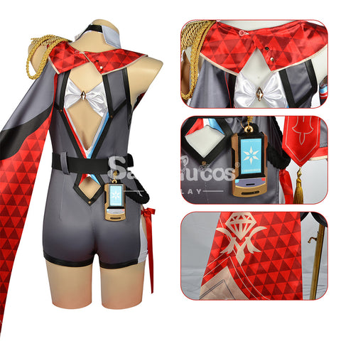 【In Stock】Game Honkai: Star Rail Cosplay Topaz Cosplay Costume Plus Size