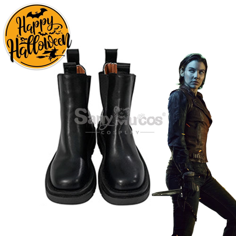 Tv Series The Walking Dead: Dead City Cosplay Maggie Shoes Boots