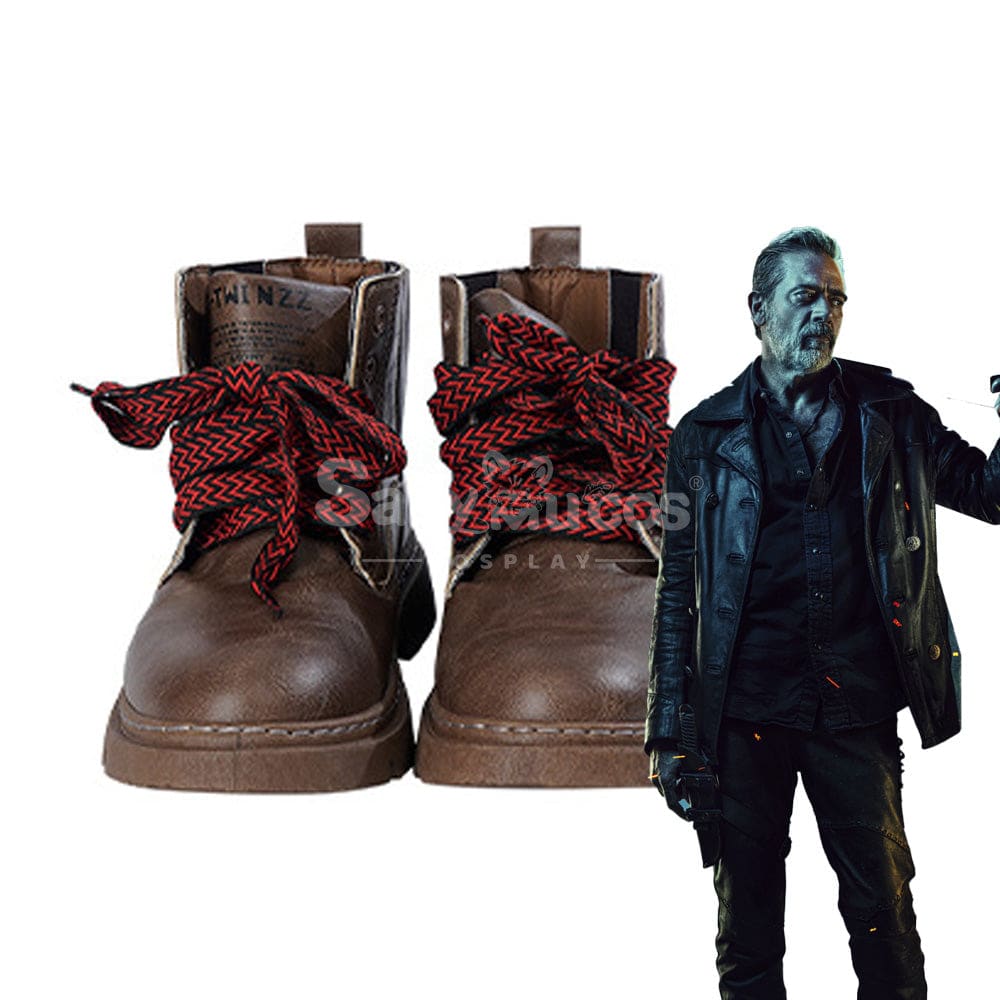 Tv Series The Walking Dead: Dead City Cosplay Negan Shoes Boots