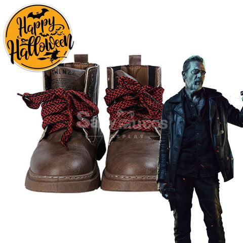 Tv Series The Walking Dead: Dead City Cosplay Negan Shoes Boots