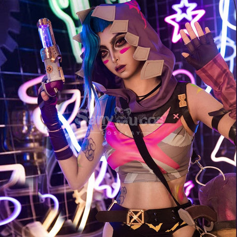 Game League Of Legends Arcane Cosplay Jinx Costume Costumes