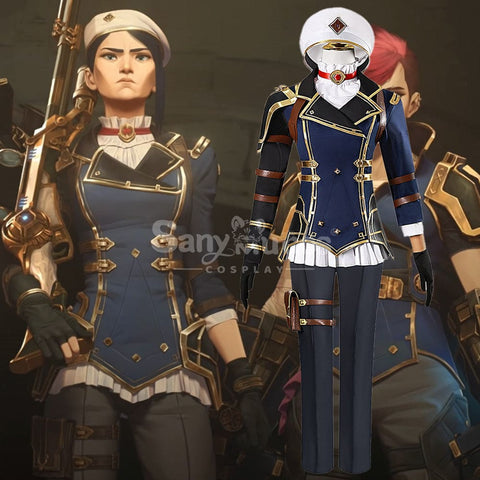 【In Stock】Game League Of Legends Cosplay Arcane Caitlyn Costume Costumes
