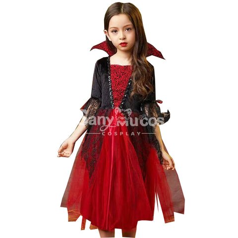 【In Stock】Halloween Cosplay Vampire Cosplay Costume Kid Size