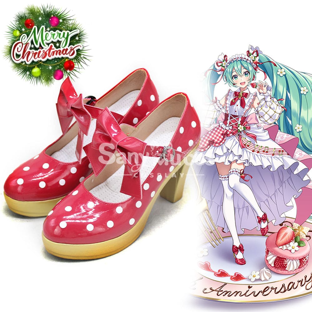 Vocaloid Hatsune Miku Cosplay 15Th Anniversary Shoes Boots