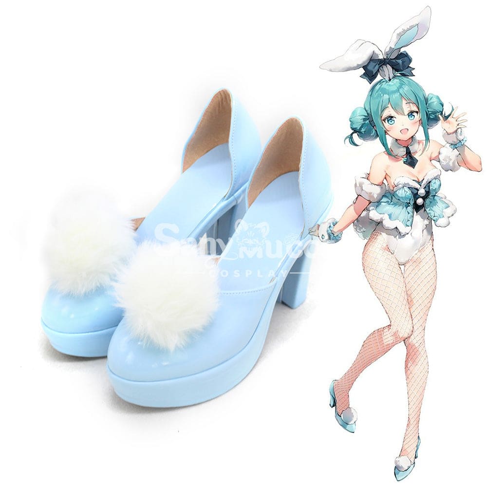 Vocaloid Hatsune Miku Cosplay Bicute Bunnies Shoes Boots