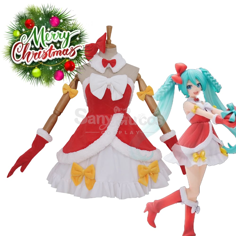 Vocaloid Hatsune Miku Cosplay Christmas Costume Costumes