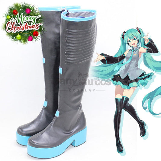 Vocaloid Hatsune Miku Cosplay Classic Boots Shoes Shoes 1000