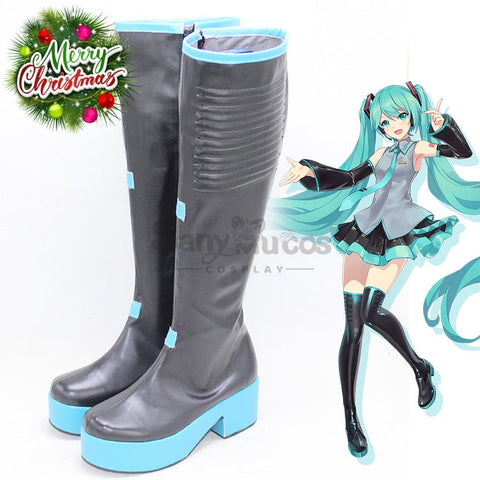 Vocaloid Hatsune Miku Cosplay Classic Boots Shoes Shoes