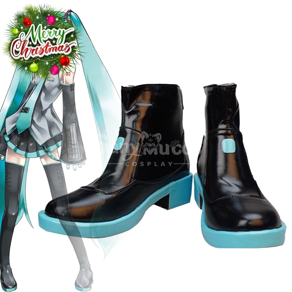 Vocaloid Hatsune Miku Cosplay Classic Miku Cosplay Shoes Cosplay Shoes Boots