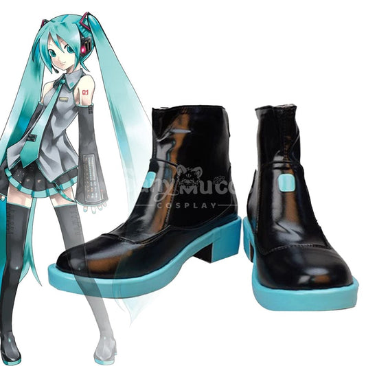 Vocaloid Hatsune Miku Cosplay Classic Miku Cosplay Shoes Cosplay Shoes Boots 1000