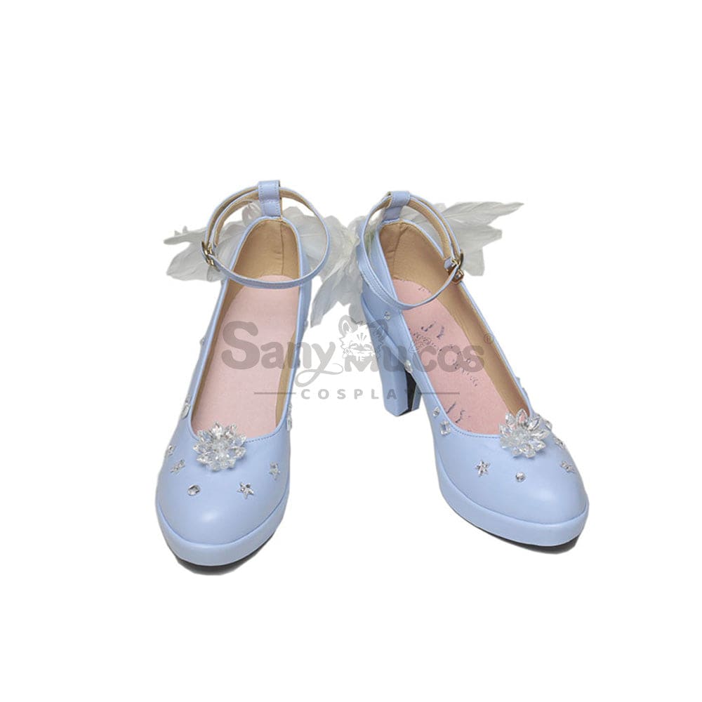 Vocaloid Hatsune Miku Cosplay Snow 2019Cosplay Shoes Boots