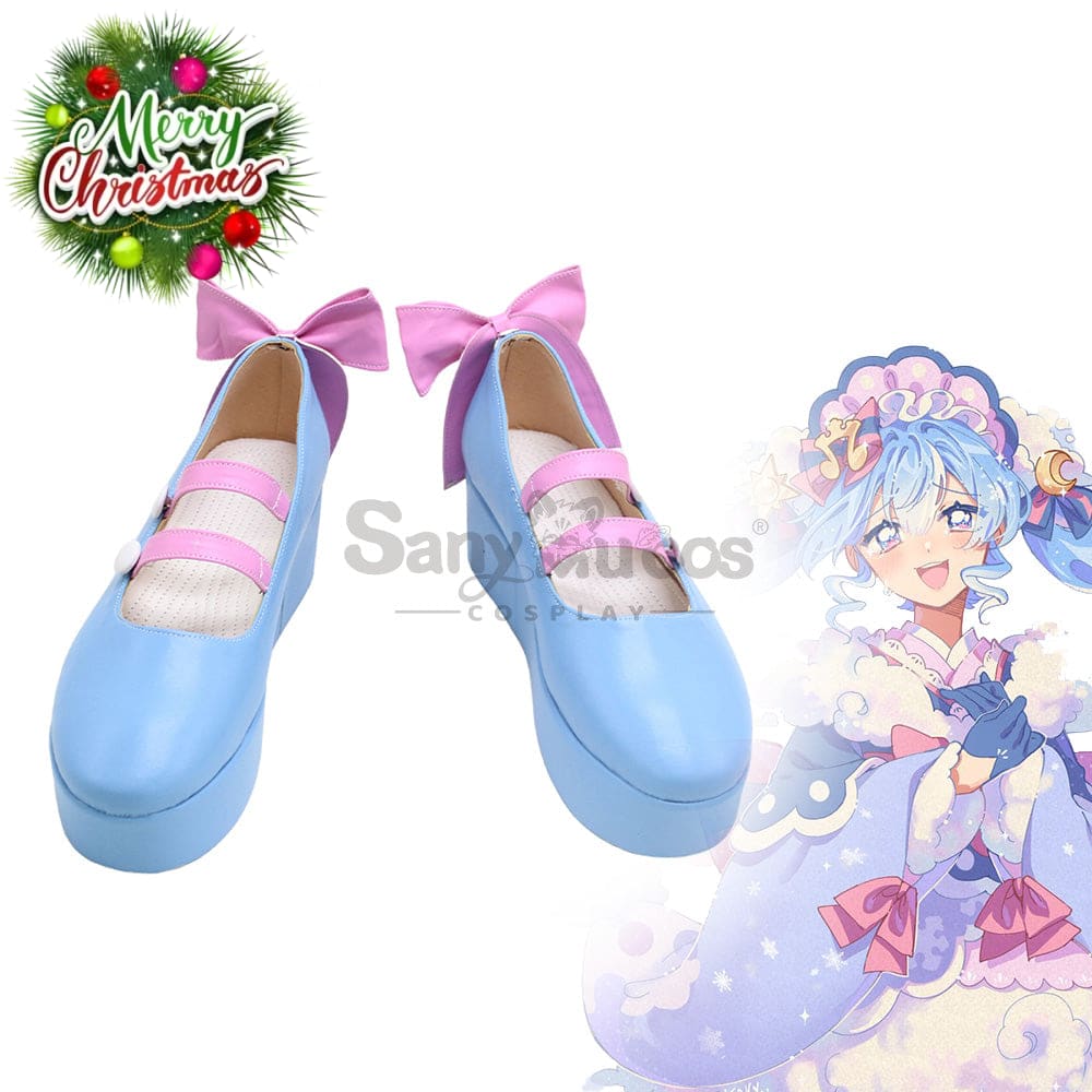 Vocaloid Hatsune Miku Cosplay Snow 2023 Shoes Boots