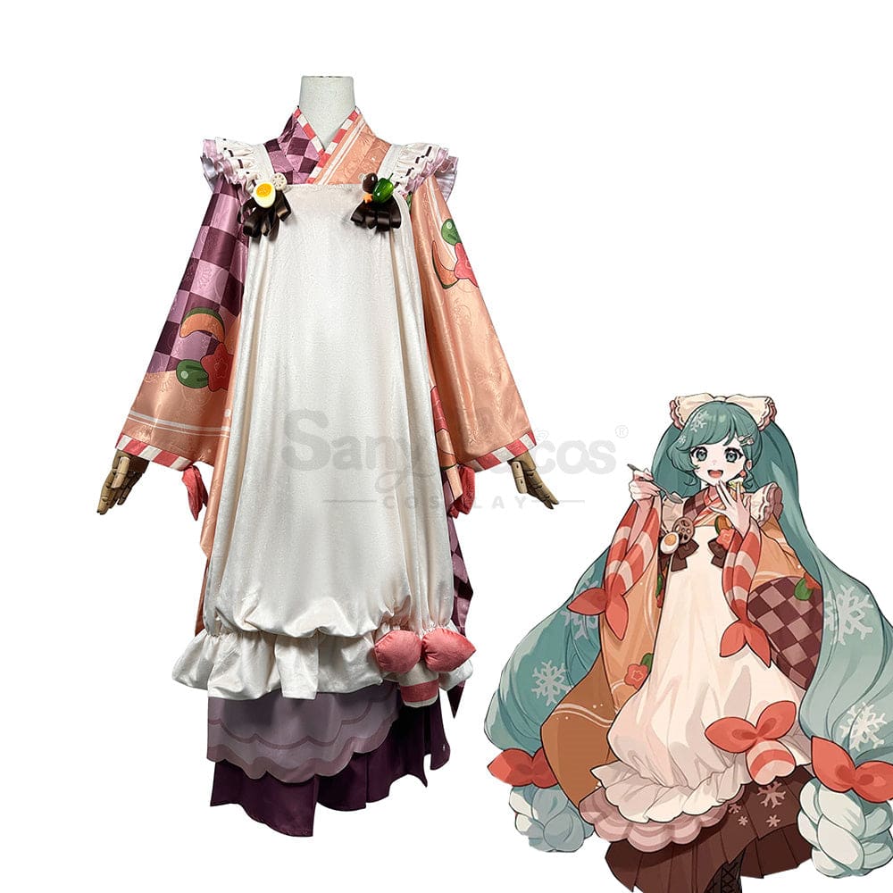 Vocaloid Hatsune Miku Cosplay Snow 2024 Costume Costumes