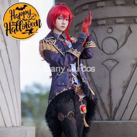 Game Genshin Impact Cosplay Diluc Ragnvindr Cosplay Costume