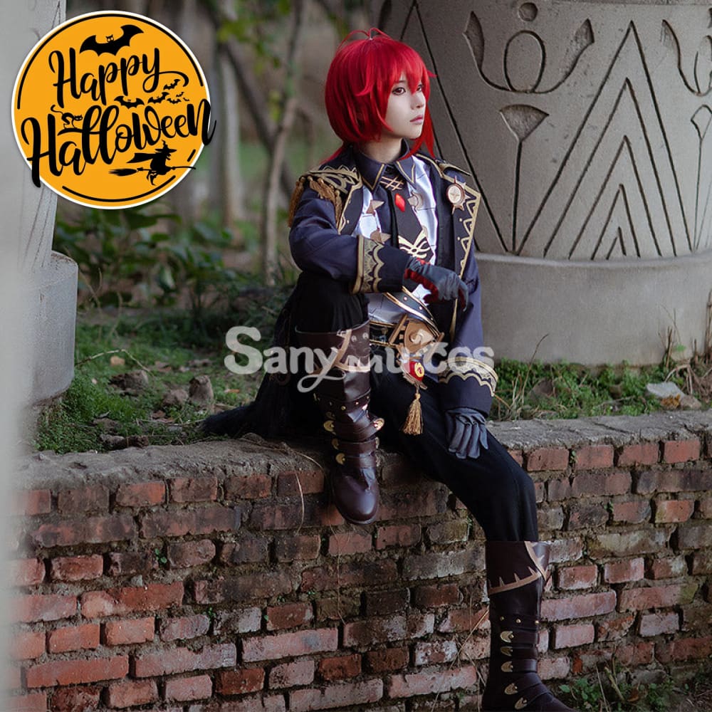 Game Genshin Impact Cosplay Diluc Ragnvindr Cosplay Costume