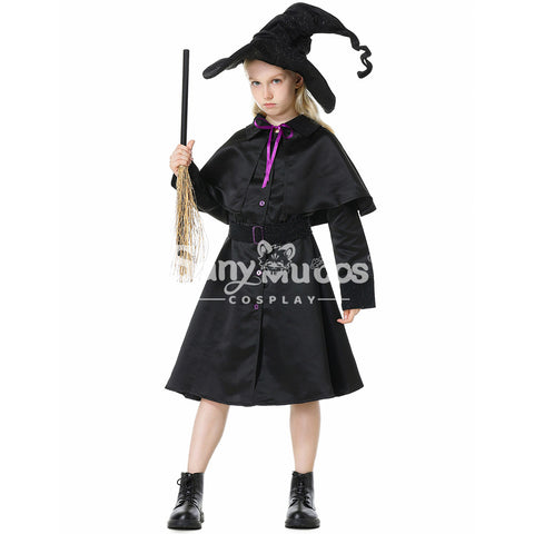 【In Stock】Halloween Cosplay Dark Witches Cosplay Costume Kid Size