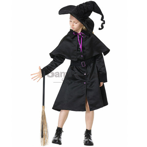 【In Stock】Halloween Cosplay Dark Witches Cosplay Costume Kid Size