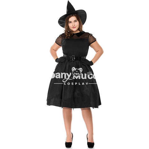 【In Stock】Halloween Cosplay Witches Cosplay Costume Plus Size