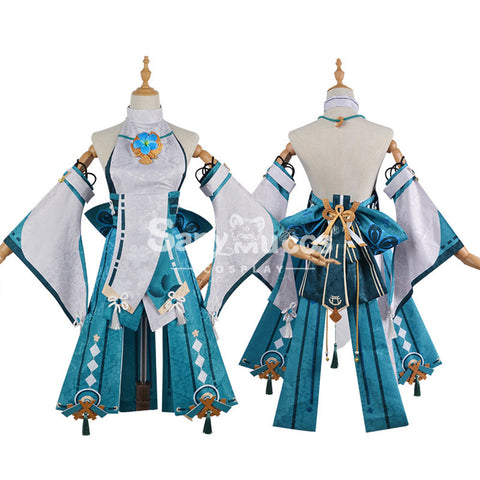 【In Stock】Game Genshin Impact Cosplay Yae Miko x Xiao Fan-Fiction Cosplay Costume Plus Size
