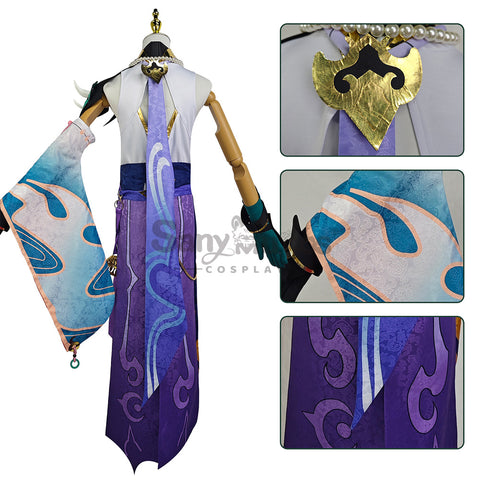 【In Stock】Game Genshin Impact Cosplay Xiao Cosplay Costume Plus Size