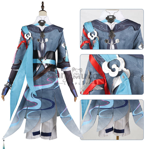 【In Stock】Game Honkai: Star Rail Cosplay Xianzhou Alliance Yanqing Cosplay Costume Plus Size