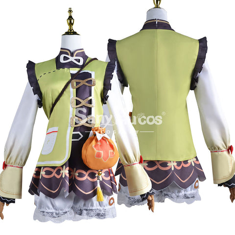 【In Stock】Game Genshin Impact Cosplay Yaoyao Cosplay Costume Plus Size