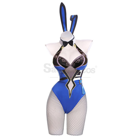 Game Genshin Impact Cosplay Yelan Sexy Bunny Girl Cosplay Costume