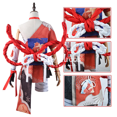 【In Stock】Game Genshin Impact Cosplay Yoimiya Cosplay Costume Plus Size