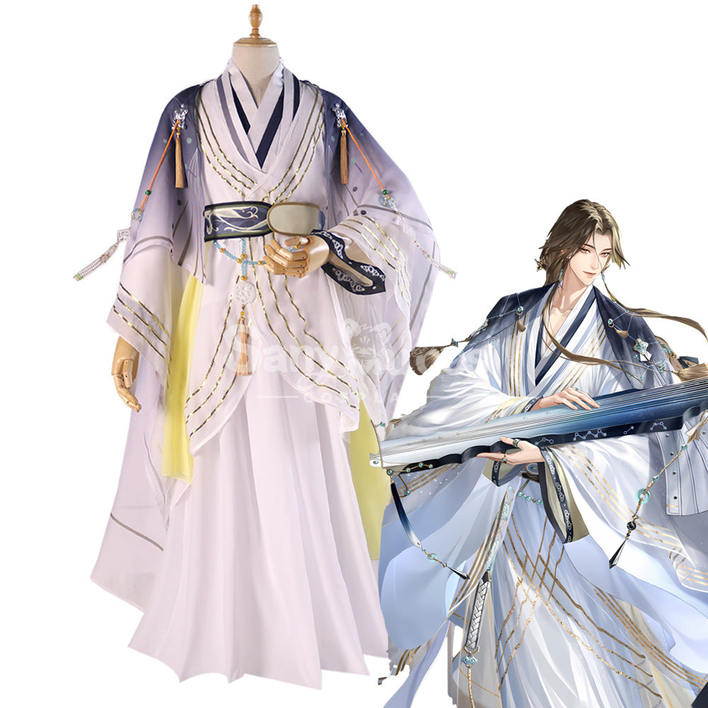 【In Stock】Game Ashes Of The Kingdom Cosplay Zhouyu Cosplay Costume