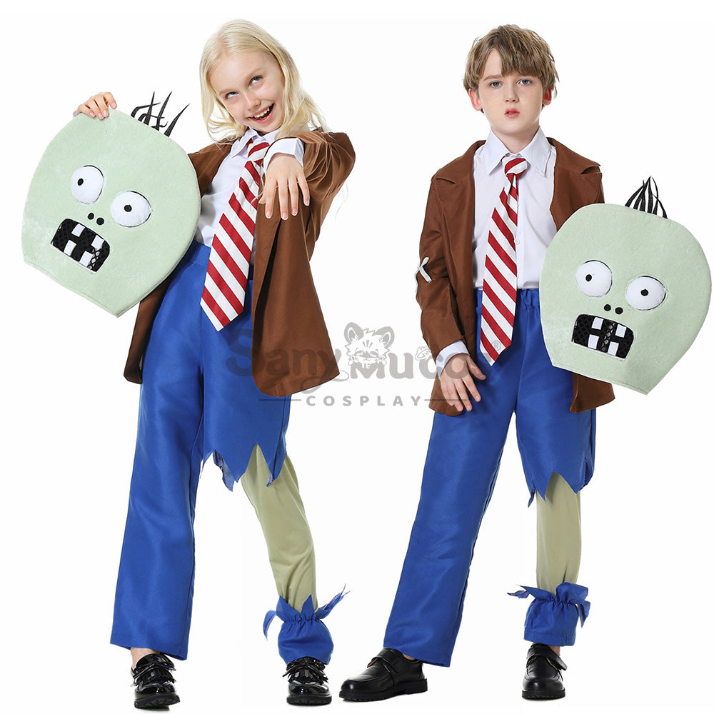 【In Stock】Game Plants vs. Zombies Cosplay Zombie Cosplay Costume Kids