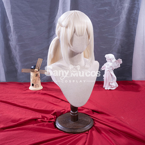 【48H To Ship】Game Genshin Impact Klee Blond  Medium Twintails Cosplay Wig