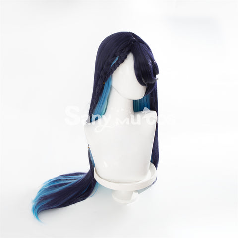 【In Stock】Game Honor Of Kings Cosplay HaiYue Purple and Blue Long Cosplay Wig