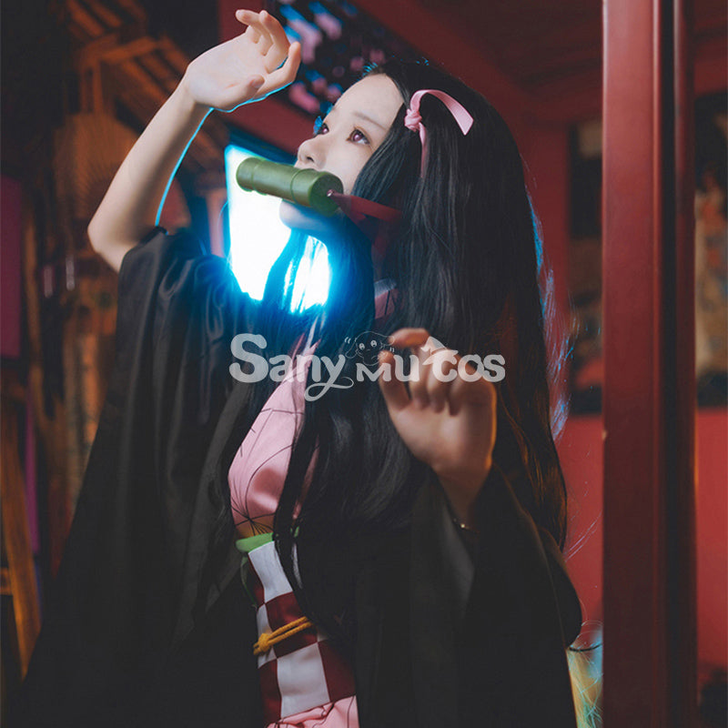 Anime Demon Slayer cosplay Kimetsu no Yaiba Nezuko Kamado Cosplay Cute Kimono Dress