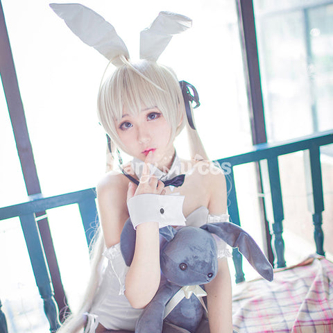 cosfun Re Zero Ram Rem Cosplay Costume Sexy Bunny Anime Costume