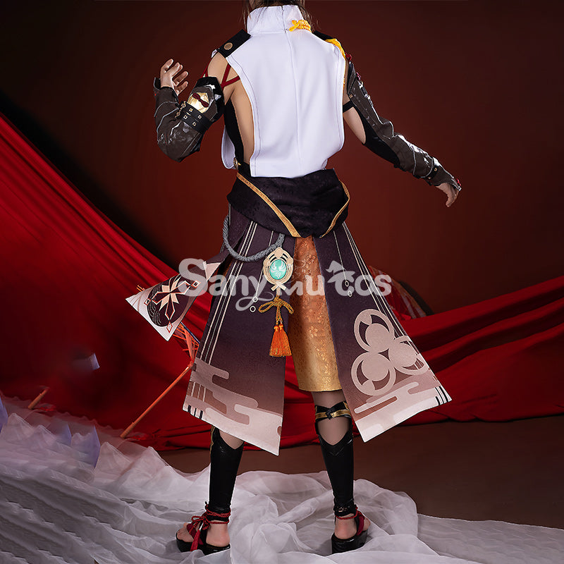 Game Genshin Impact Shikanoin Heizou Cosplay Costume Outfit Set