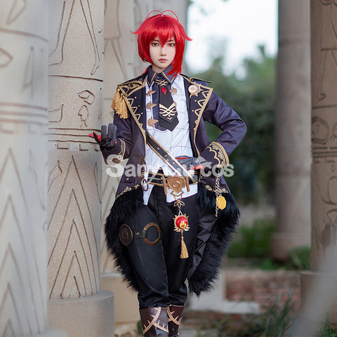 Game Genshin Impact Cosplay Diluc Ragnvindr Cosplay Costume