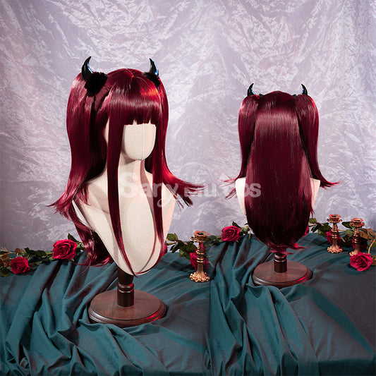 My Dress-Up Darling Sono Bisque Doll Wa Koi Wo Suru Kitagawa Marin Little  Devil Red Cosplay Wig