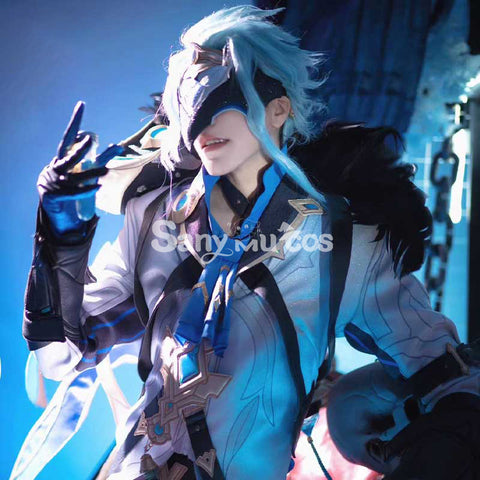 Game Genshin Impact cos Costume Dottore suit full set of cosplay animation game Costume for men