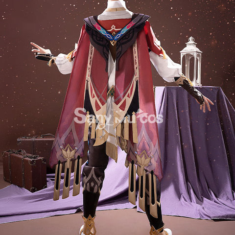 Genshin Impact Kaveh Cosplay Costume Top and Pants Set with and Accessories
