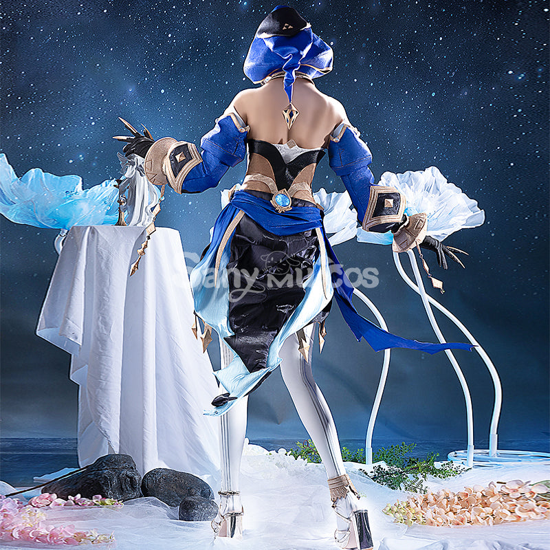 Game Genshin Impact Layla Sumeru Cryo Female Cosplay Costumes