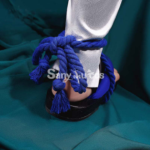 Genshin Impact cos scattered wanderer clogs blue shoelaces cosplay shoes props