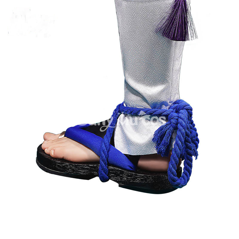 Genshin Impact cos scattered wanderer clogs blue shoelaces cosplay shoes props