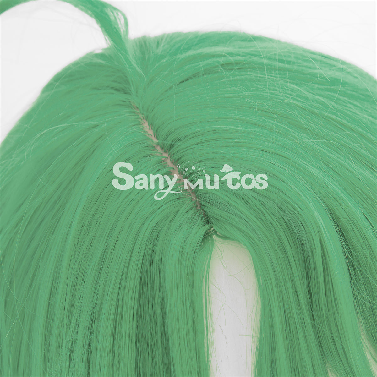 Game Genshin Impact Baizhu Cosplay Wig Green Long Ponytail Wig
