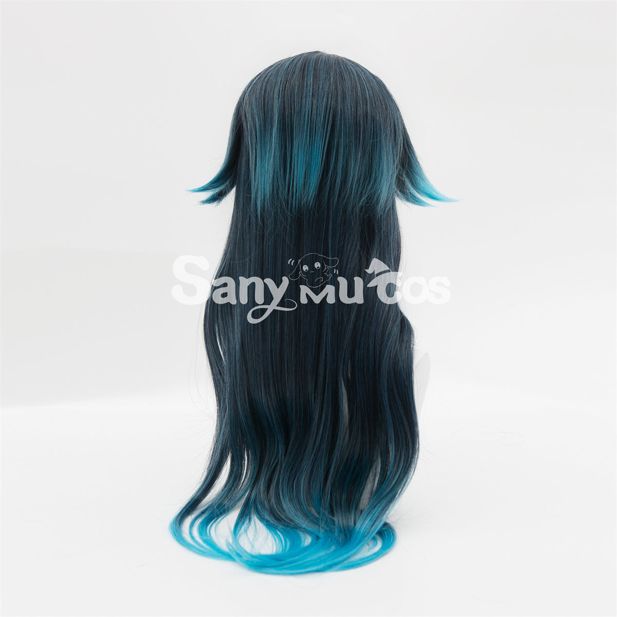 Game Genshin Impact Cosplay Bonanus Blue Gradient Long Cosplay Wig